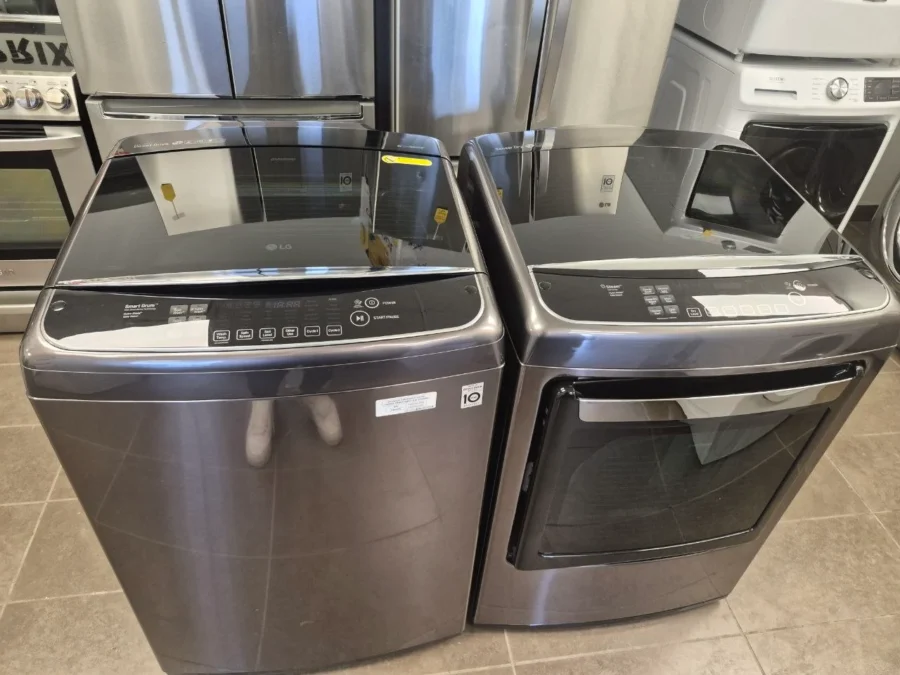 Lave-linge séchant à chargement par le haut